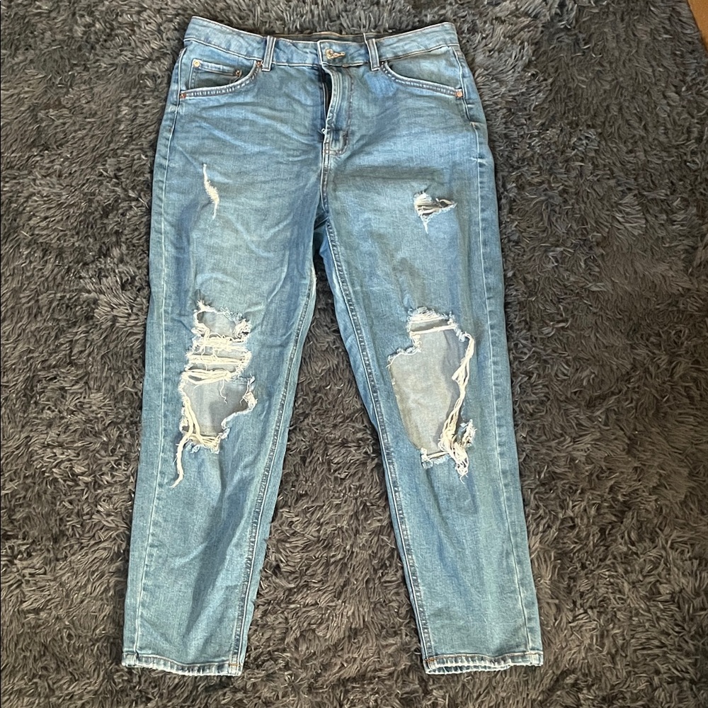 Wild Fable Blue Distressed Skinny Jeans
